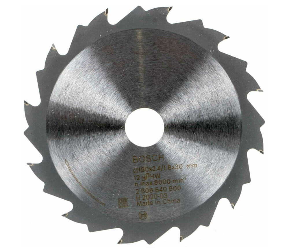 Disc pentru fierastrau electric BOSCH 2608640800 190mm 12T photo 0
