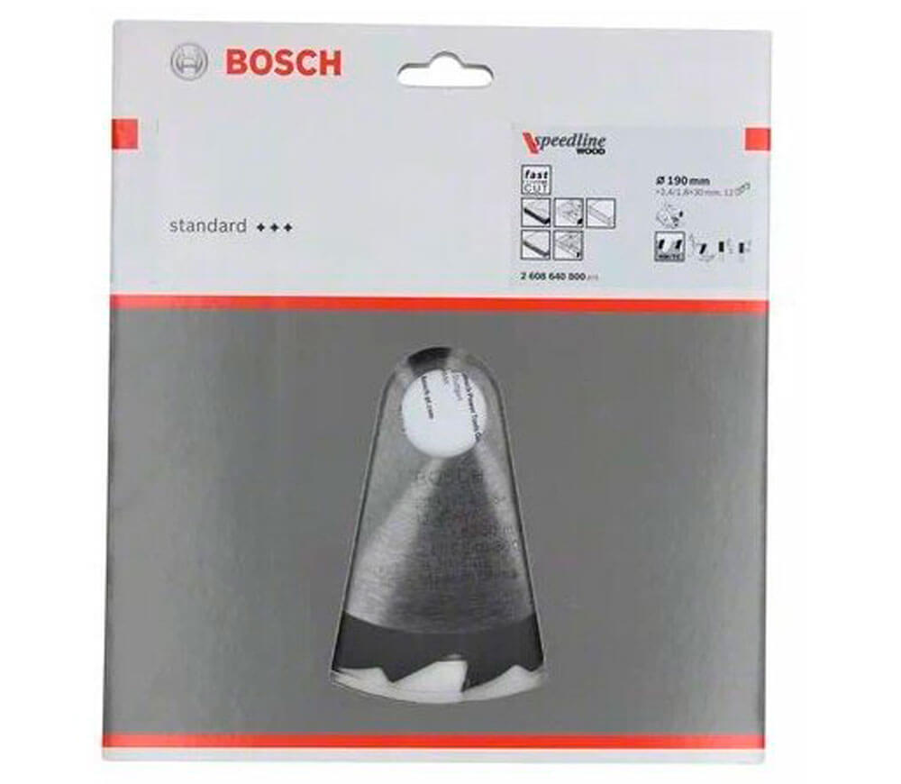 Disc pentru fierastrau electric BOSCH 2608640800 190mm 12T photo 1
