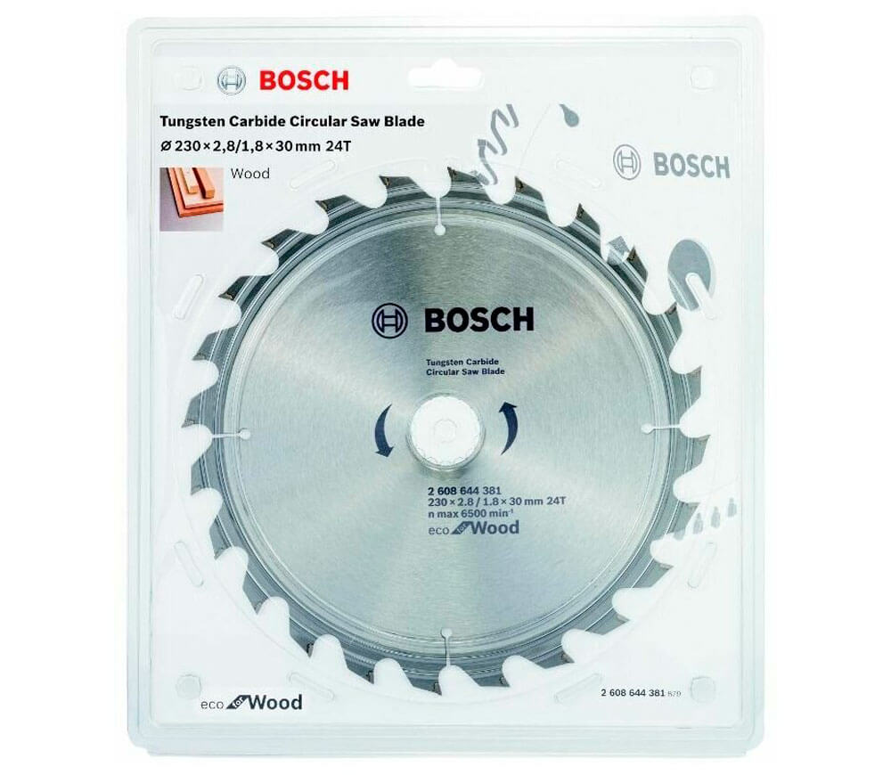Disc pentru fierastrau electric BOSCH 2608644381 230mm 24T photo 0