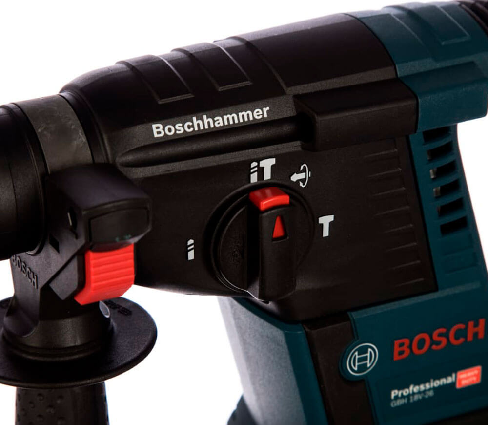 Ciocan rotopercutor cu acumulator BOSCH GBH18VF-26 2.6J 18V 6Ah photo 4