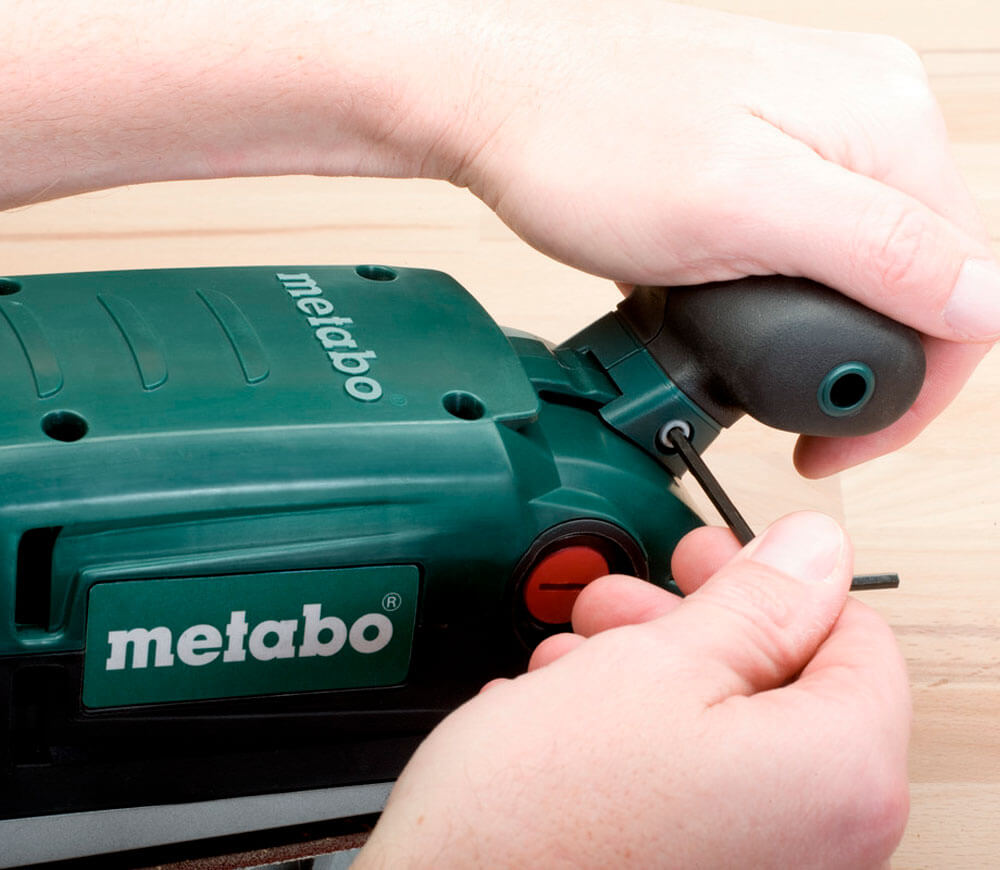 Mașină de șlefuit cu bandă METABO BAE 75 1010w 75 mm photo 10