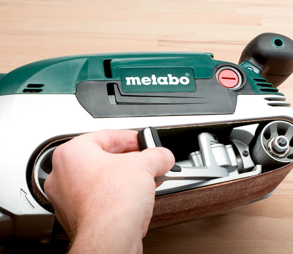 Mașină de șlefuit cu bandă METABO BAE 75 1010w 75 mm photo 11