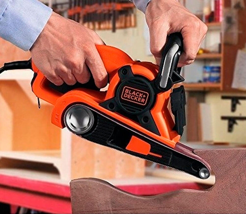 Mașină de șlefuit cu bandă BLACK&DECKER KA88 720w 75 mm photo 3