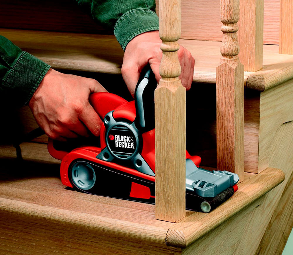 Mașină de șlefuit cu bandă BLACK&DECKER KA88 720w 75 mm photo 7