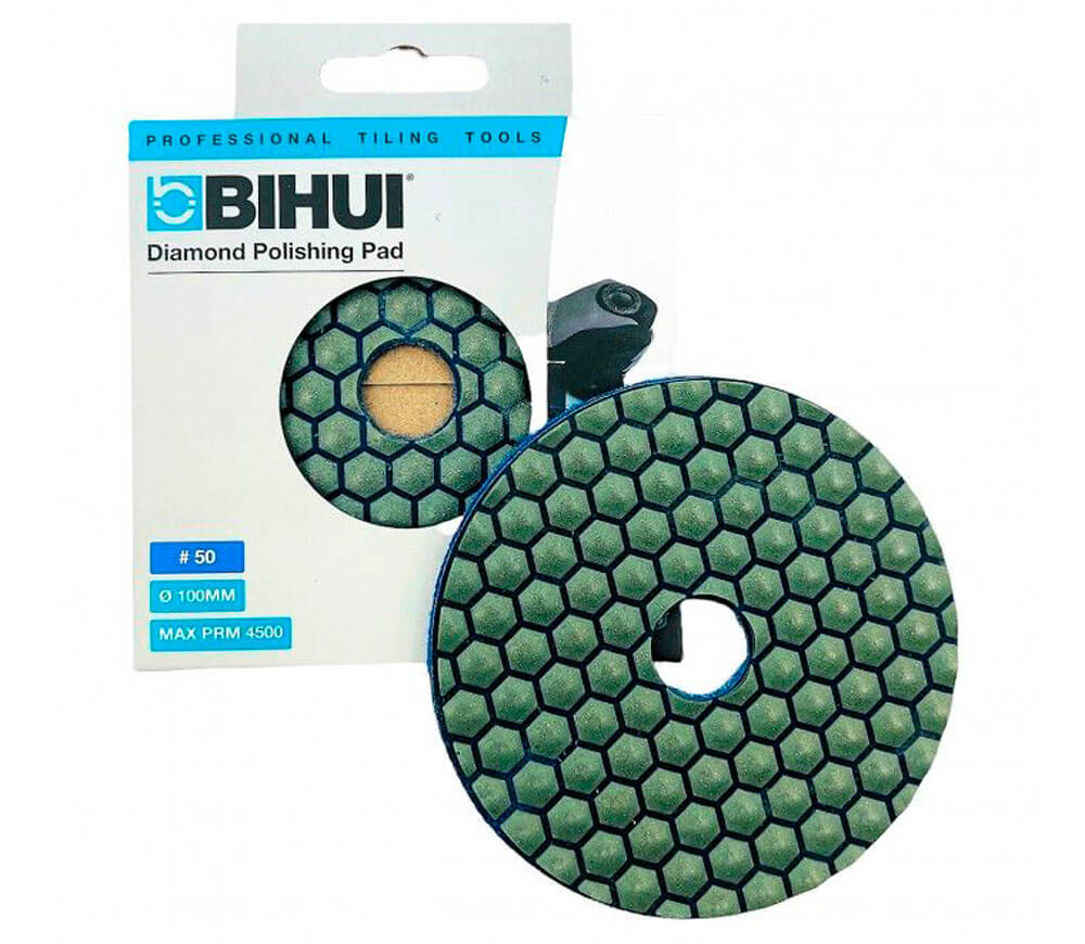 Disc de șlefuit cu almaz flexibil BIHUI DPP405 100mm 50# photo 0