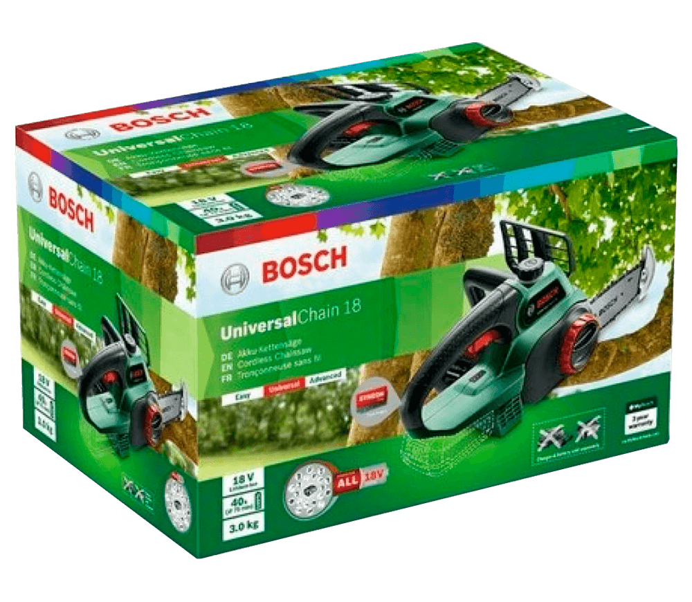 Fierăstrău cu lanț cu acumulator BOSCH UniversalChain 18 200mm 18V 2.5Ah photo 4
