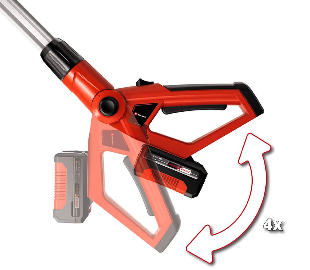 Trimmer gard viu cu acumulator EINHELL GE-HH 18/45 Li PXC SOLO (34.108.66) 450mm 18V photo 3