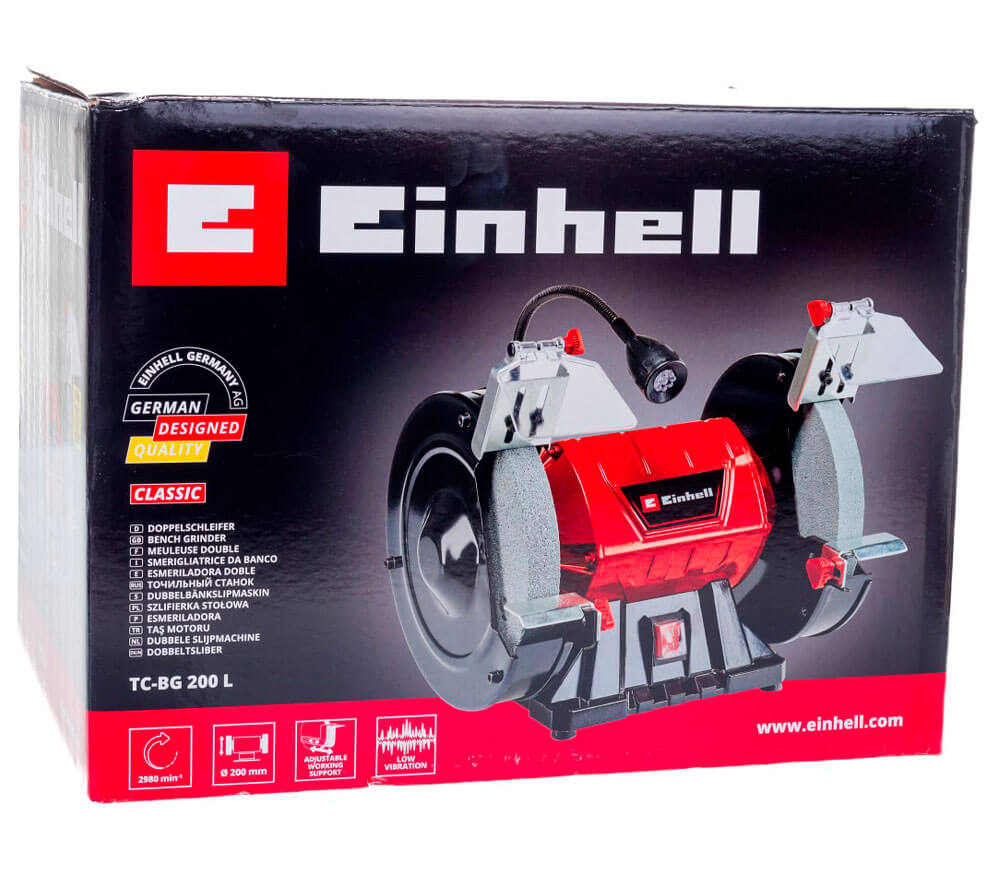 Polizor de banc EINHELL TC-BG 200L 400w 200mm photo 9
