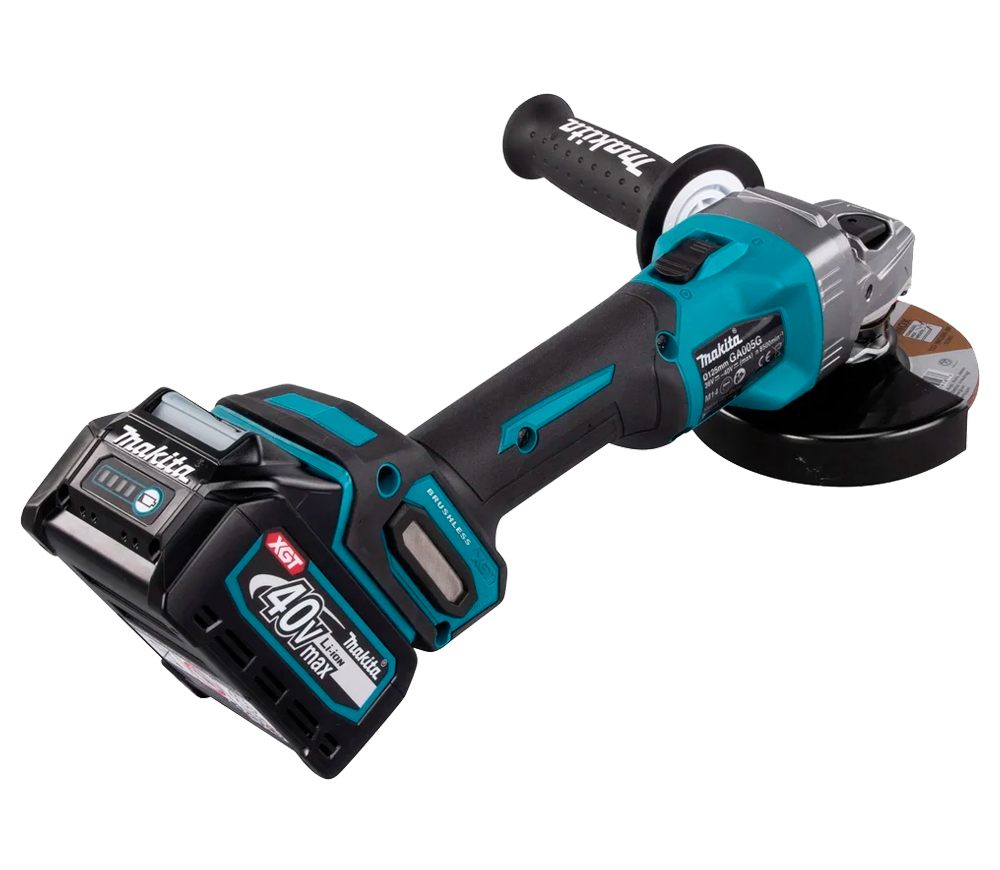 Polizor unghiular cu acumulator MAKITA GA005GM201 125mm 40V 4Ah photo 4