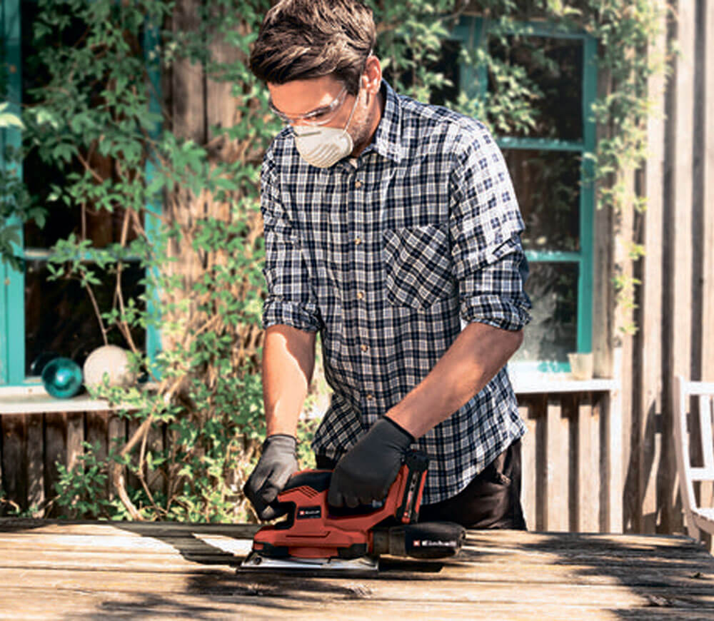 Mașină de șlefuit cu vibrații fără fir (fără bat) EINHELL TE-OS 18/230 Li PXC SOLO 230x115mm 18V photo 4