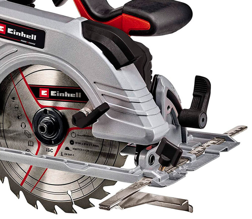 Fierăstrău circular cu acumulator (fără baterii) EINHELL TE-CS 18/190Li SOLO XPWR 190mm 18V photo 4