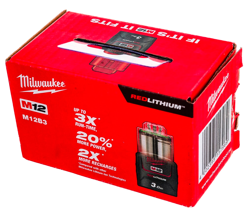 Acumulator MILWAUKEE M12B3 Slider 12V 3Ah photo 3