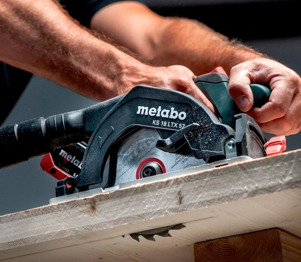 Дисковая пила аккумуляторная (без аккумуляторов) METABO KS18 LTX57 165мм 18В photo 5