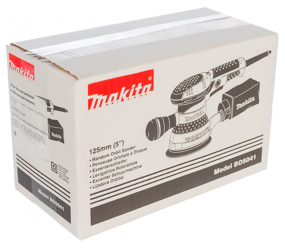 Mașină de șlefuit excentrică MAKITA BO5041 300w 125mm photo 7
