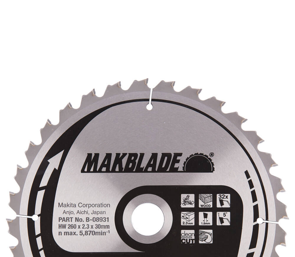 Disc pentru fierastrau electric MAKITA B-08931 260mm 32T photo 0