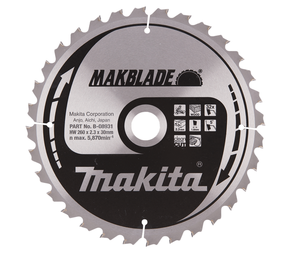 Disc pentru fierastrau electric MAKITA B-08931 260mm 32T photo