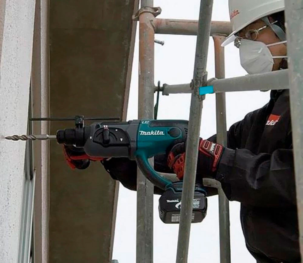Ciocan rotopercutor cu acumulator (fără baterii) MAKITA DHR202Z 1.9J 18V photo 7