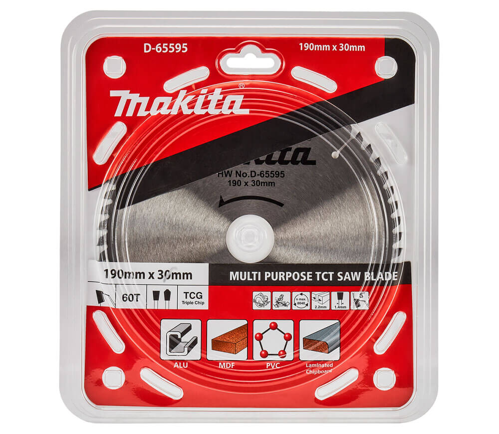 Пильный диск MAKITA D-65595 190мм 60T photo 1