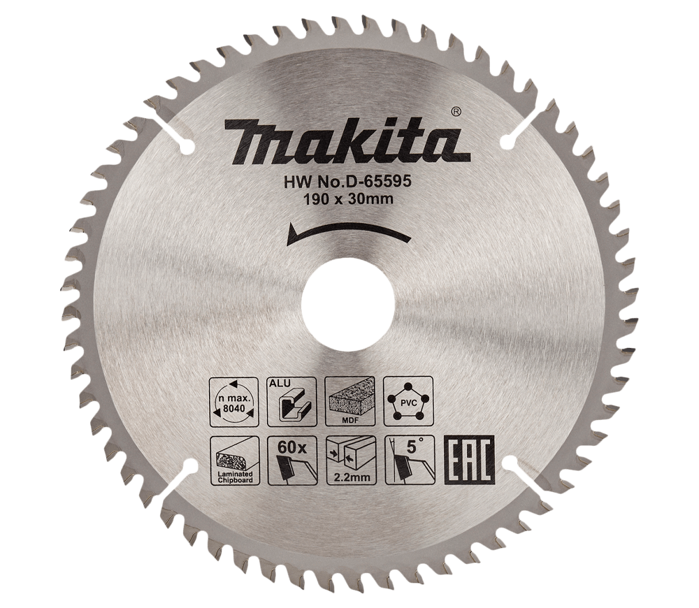 Пильный диск MAKITA D-65595 190мм 60T photo