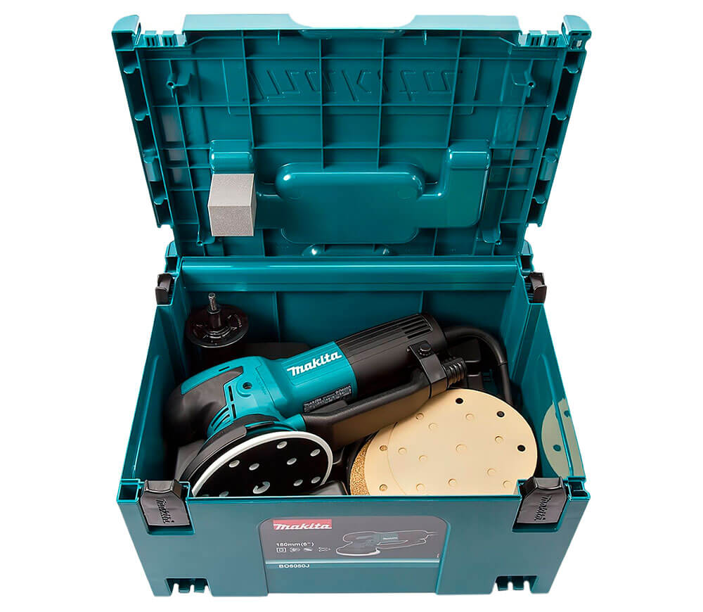 Mașină de șlefuit excentrică MAKITA BO6050J 750w 150mm photo 9