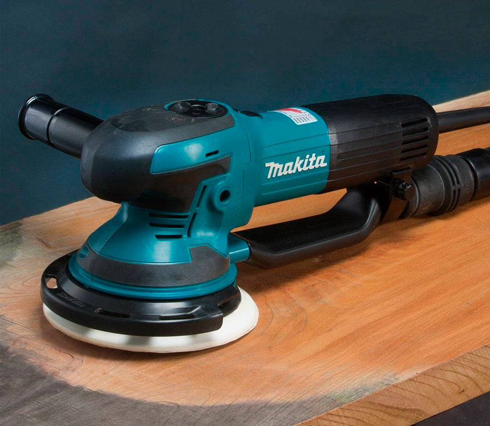Mașină de șlefuit excentrică MAKITA BO6050J 750w 150mm photo 11