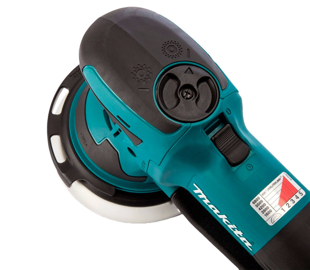 Mașină de șlefuit excentrică MAKITA BO6050J 750w 150mm photo 4