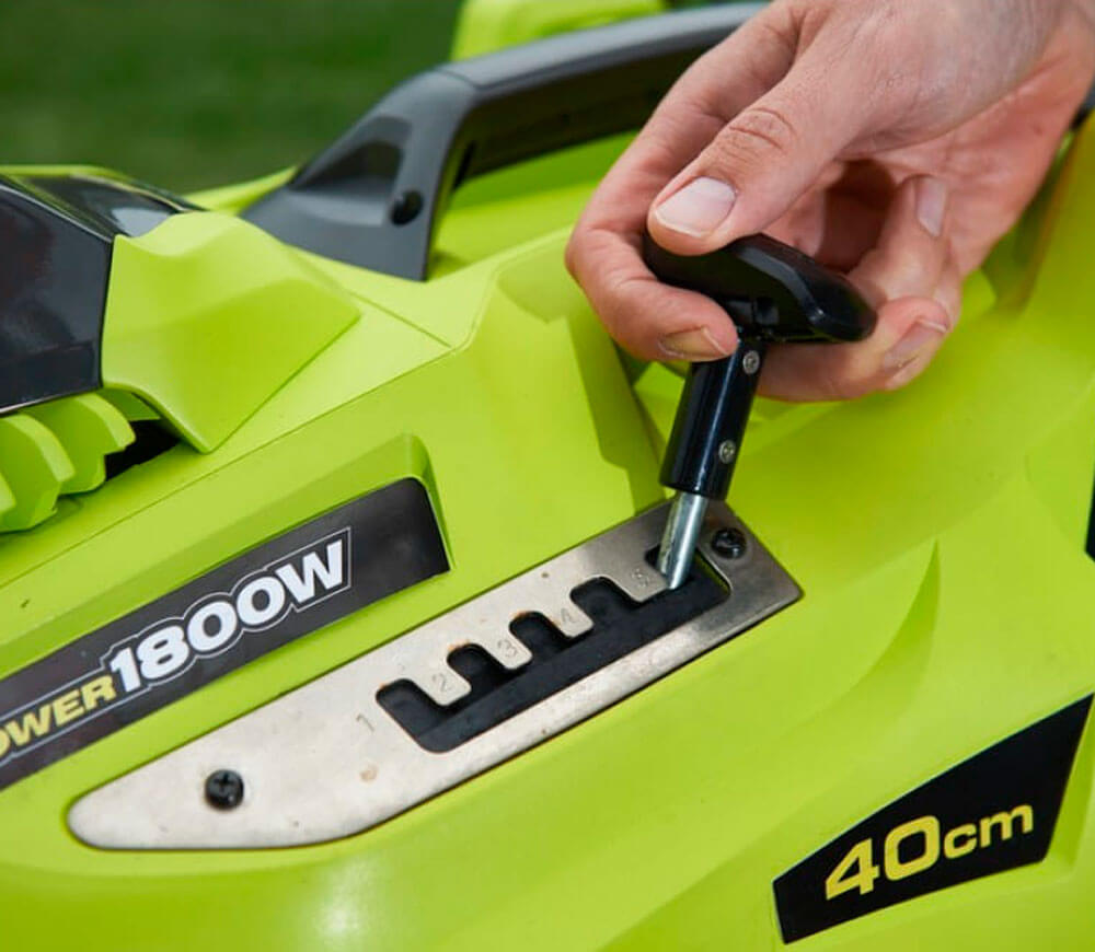 Mașină de tuns gazonul electrică RYOBI RLM18E40H 1800w 400mm photo 11