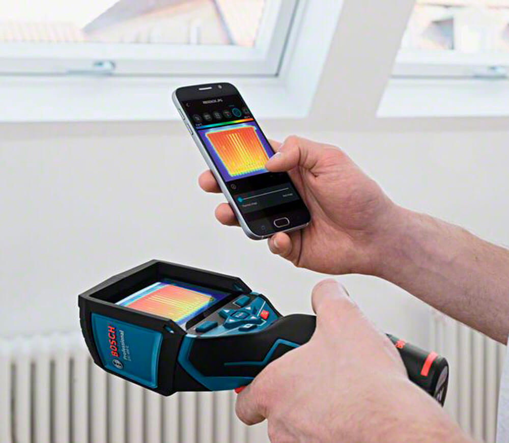 Cameră portabilă cu termoviziune (Termovizor) BOSCH GTC 400 C (0601083101) -10/+400°C photo 4