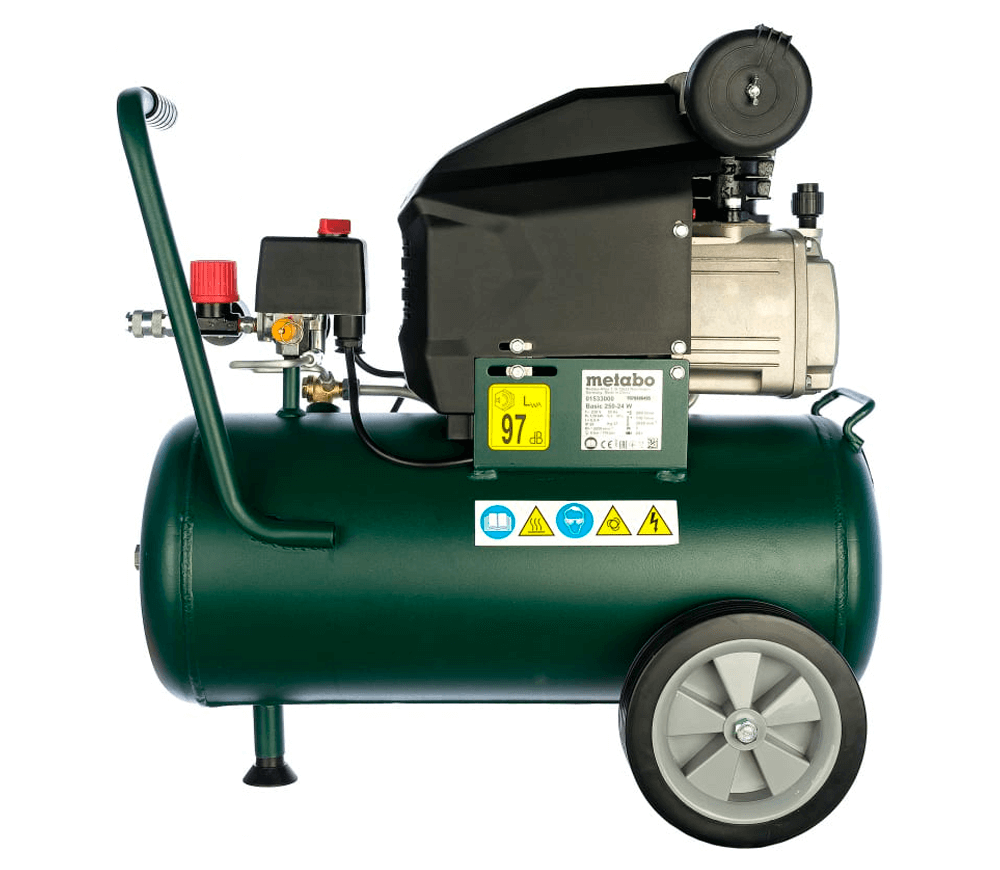 Compresor fără ulei METABO Basic 250-24 W OF 200l/min 24L photo 2