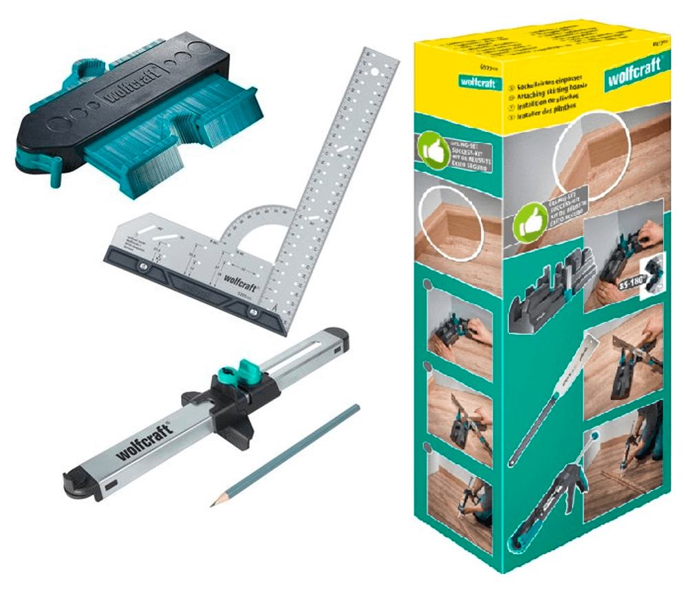 Set sabloane de ajustare a laminatului Wolfcraft 6976000 photo 0