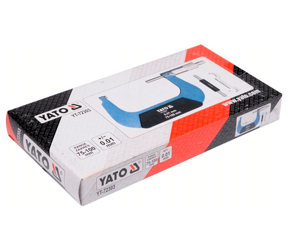 Micrometru YATO YT72303 75-100mm oțel photo 2