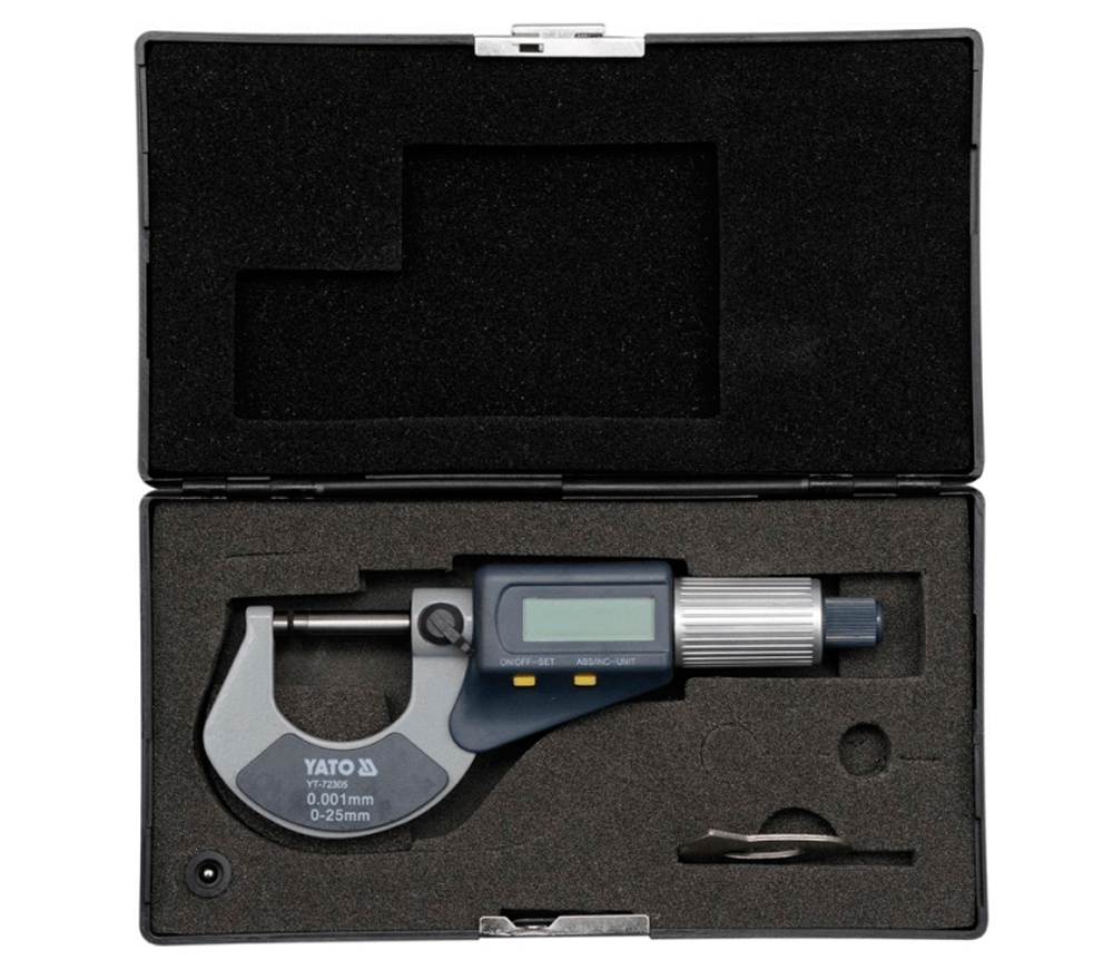 Micrometru digital YATO YT72305 0-25mm Metal/Plastic photo 1