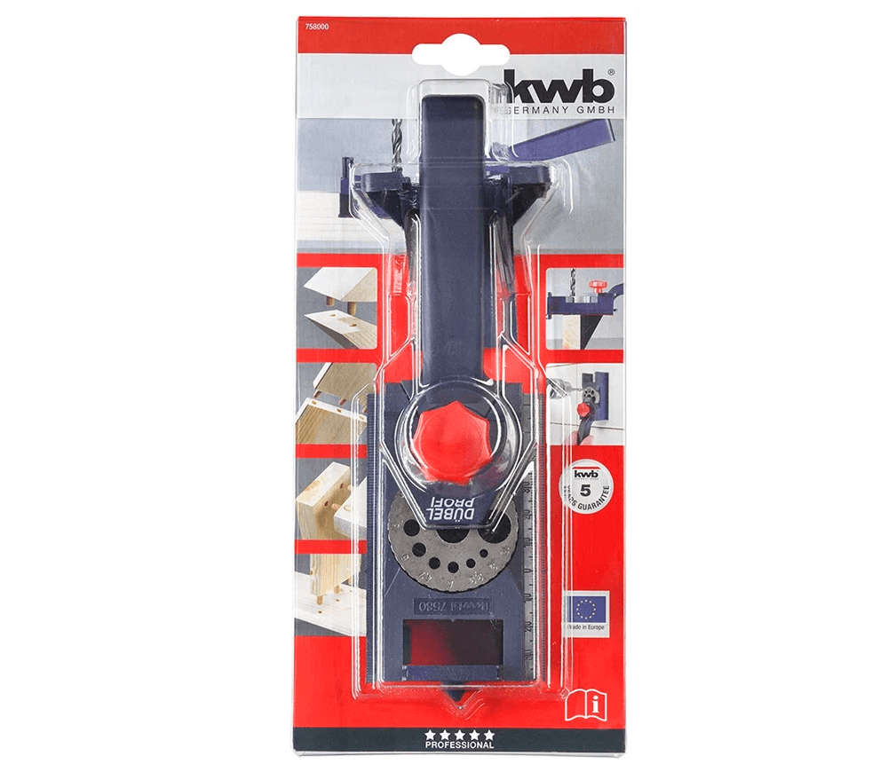 Șablon de foraj pentru dibluri KWB K758000 3/12mm photo 1