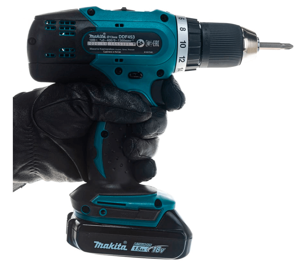 Mașină de înșurubat cu acumulator MAKITA DDF453SYX5 18V 1.5Ah photo 6