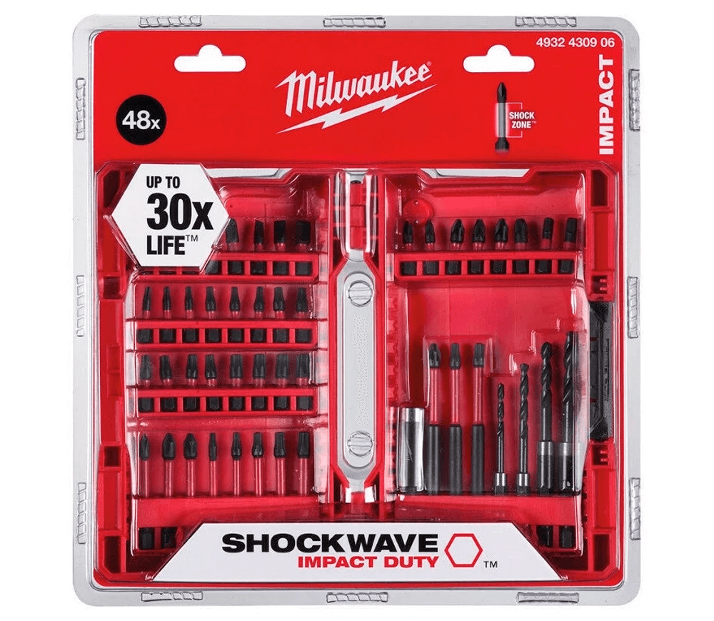 Set 48 Biți și prelungitor MILWAUKEE 4932430906 PH/PZ/Hex/Torx 25/50/90mm photo 2