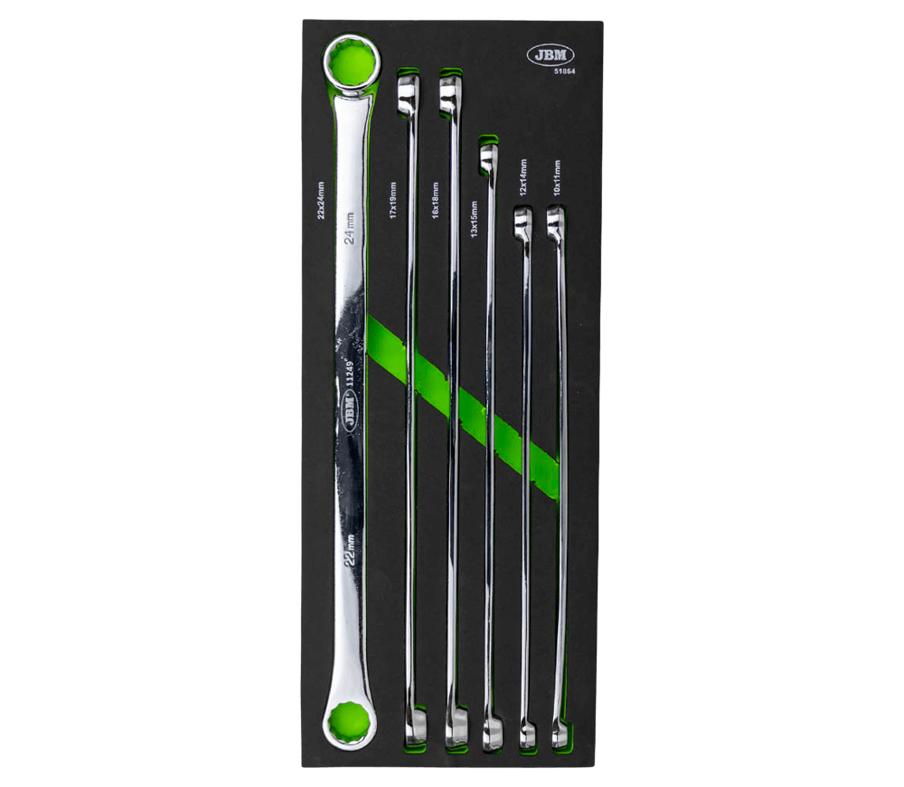Set 6 chei inelare bilaterale JBM 51864 10x24mm photo