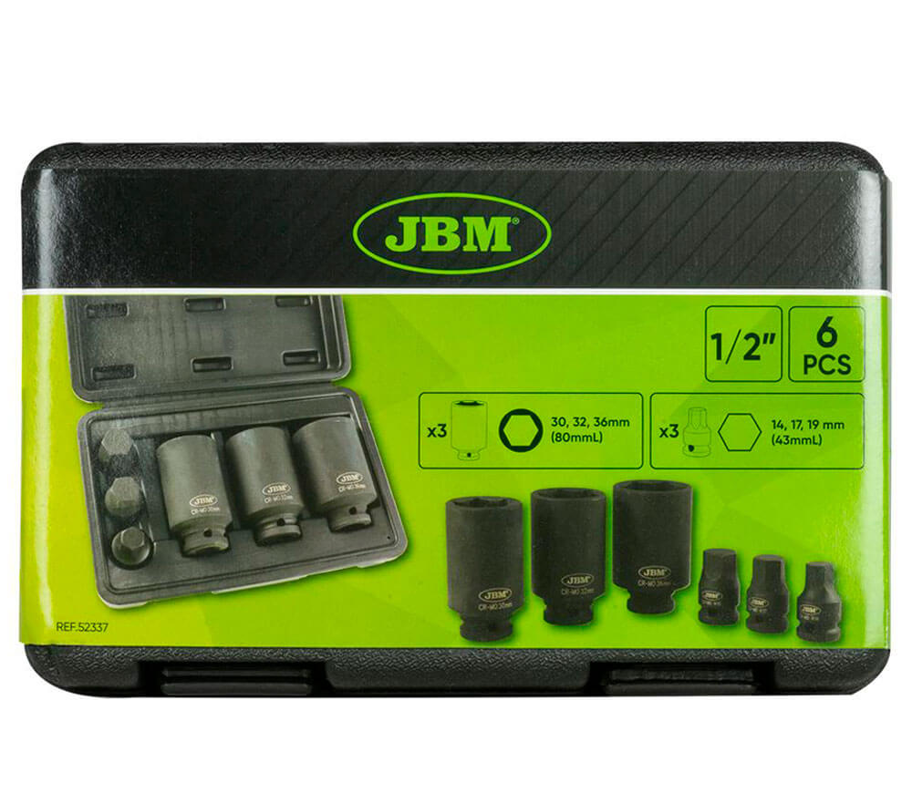 Set 6 duze tubulare de impact JBM 52337 14-36mm photo 4