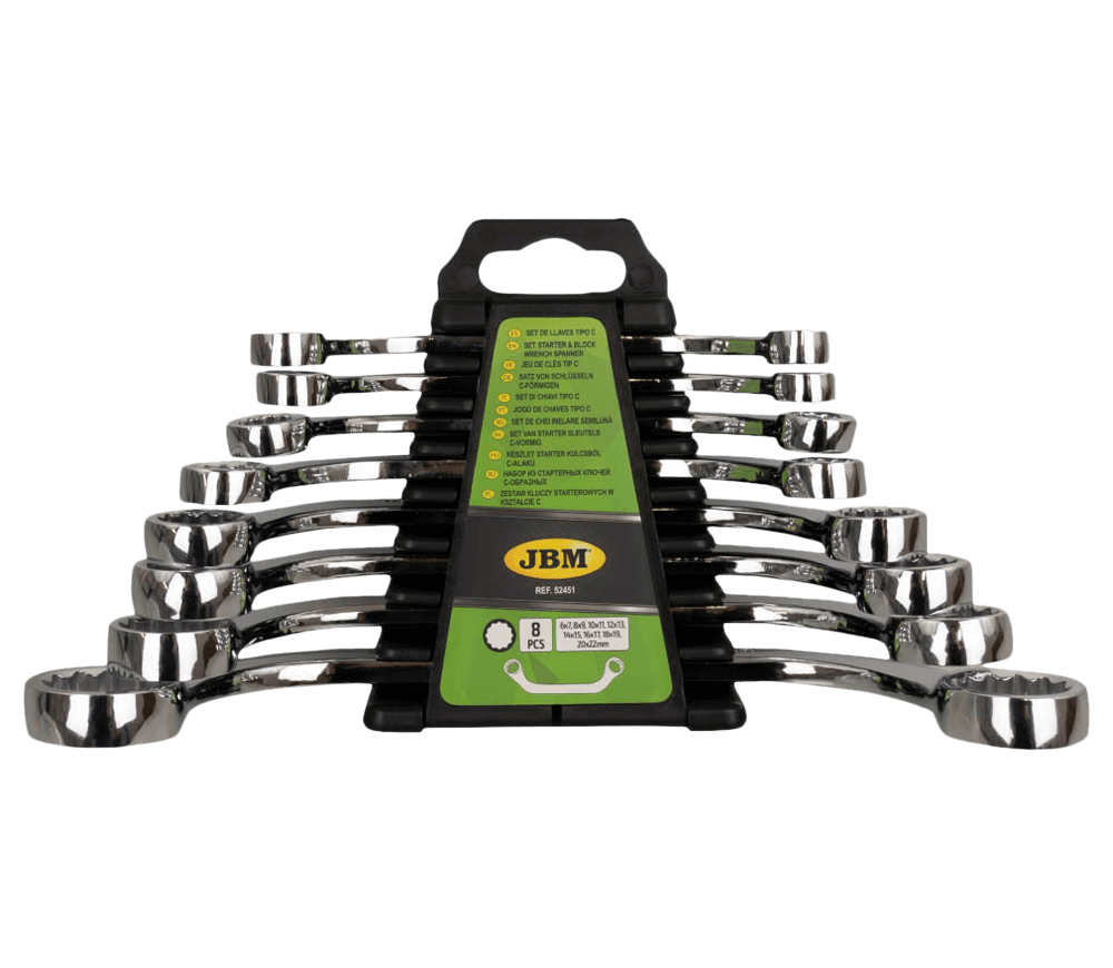 Set 8 chei inelare bilaterale JBM 52451 6x22mm photo