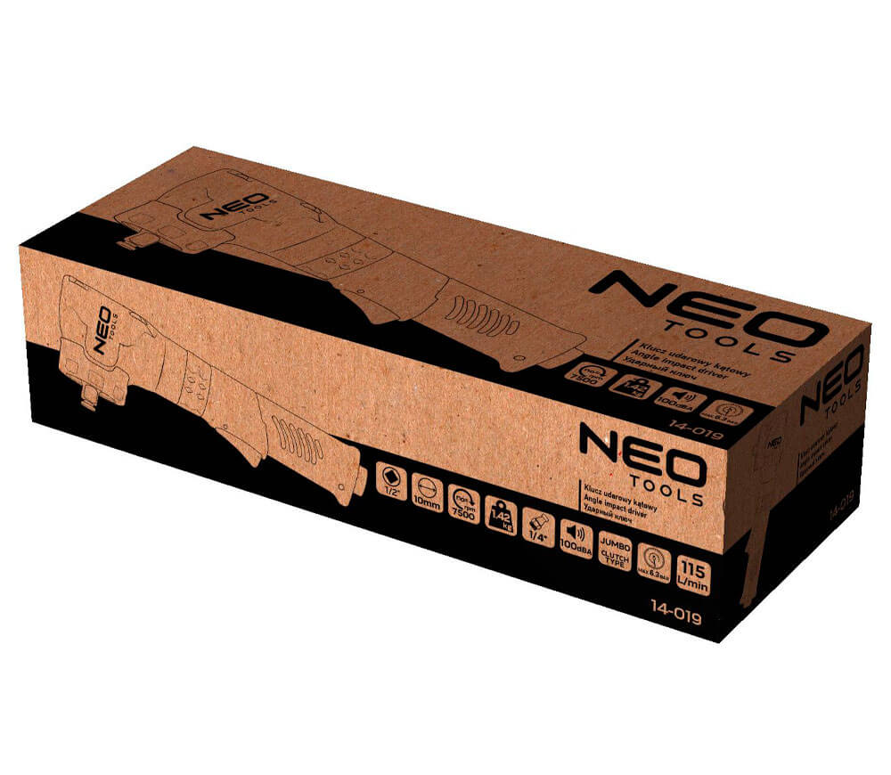 Mașină de înșurubat cu impact pneumatică NEO TOOLS 14-019 500Nm 7500rot/min photo 7