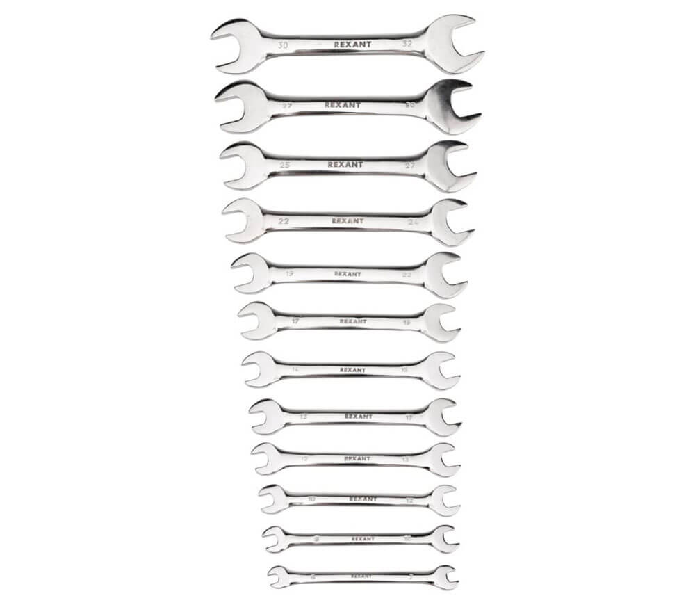 Set 12 de chei fixe bilaterale REXANT 12-5845 6x32mm photo 1