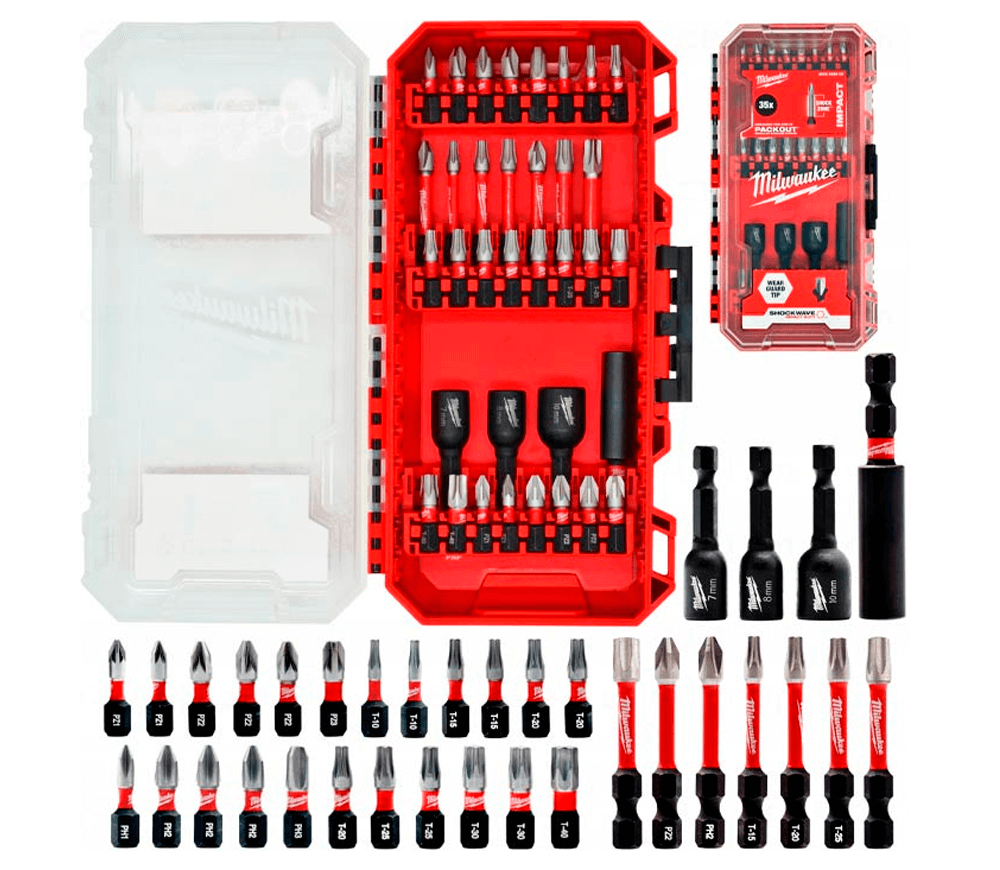 Set 35 Biți și prelungitor MILWAUKEE 4932492003 PH/PZ/Torx 25-50mm photo 0