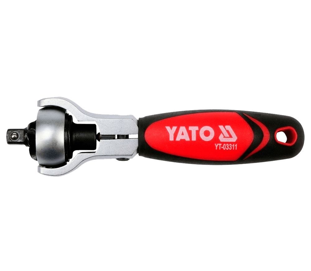 Cheie cu clichet cap rotativ YATO YT03311 1/4" 115mm photo