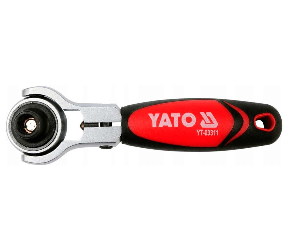 Cheie cu clichet cap rotativ YATO YT03311 1/4" 115mm photo 1