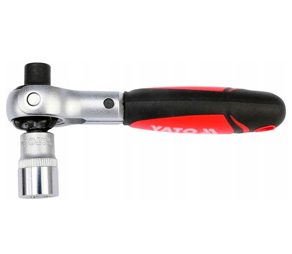 Cheie cu clichet cap rotativ YATO YT03311 1/4" 115mm photo 3
