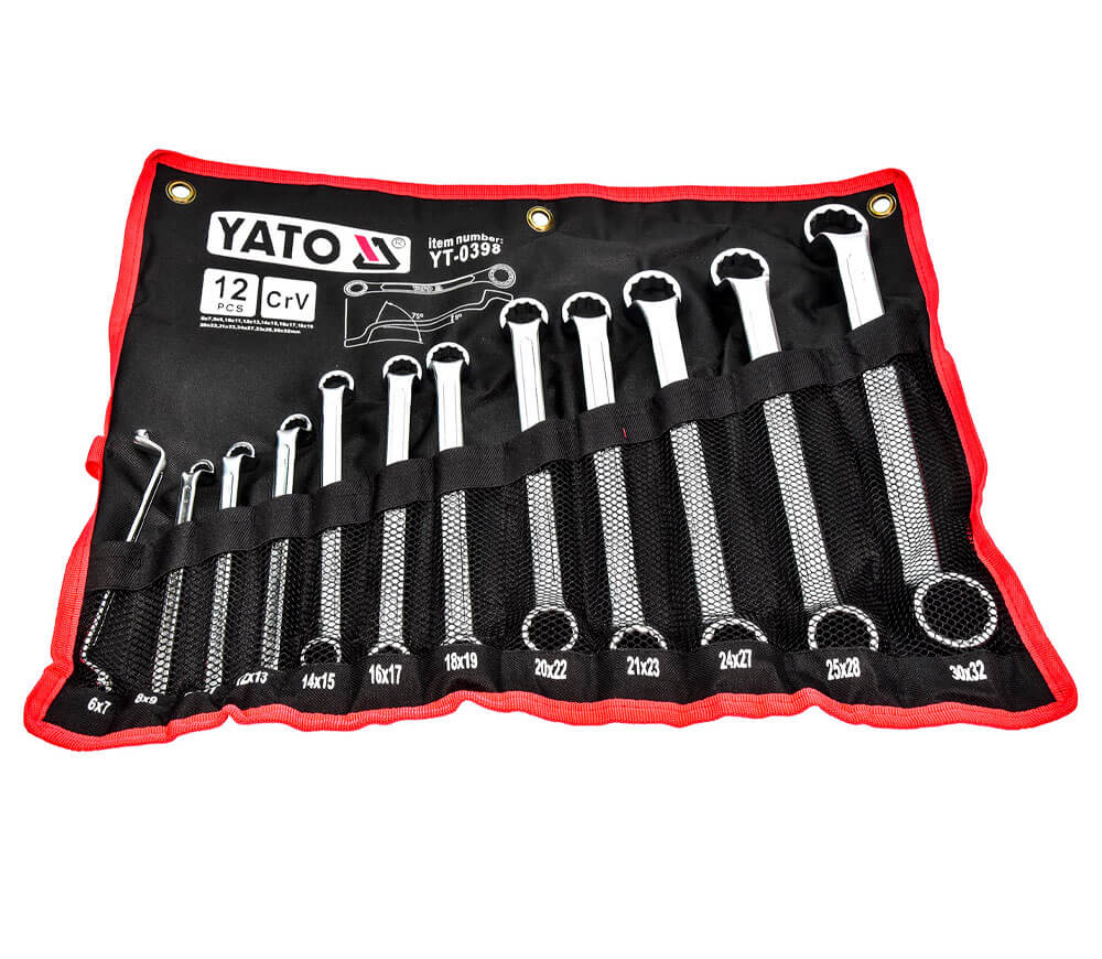 Set 12 chei inelare bilaterale YATO YT0398 6-32mm photo 0