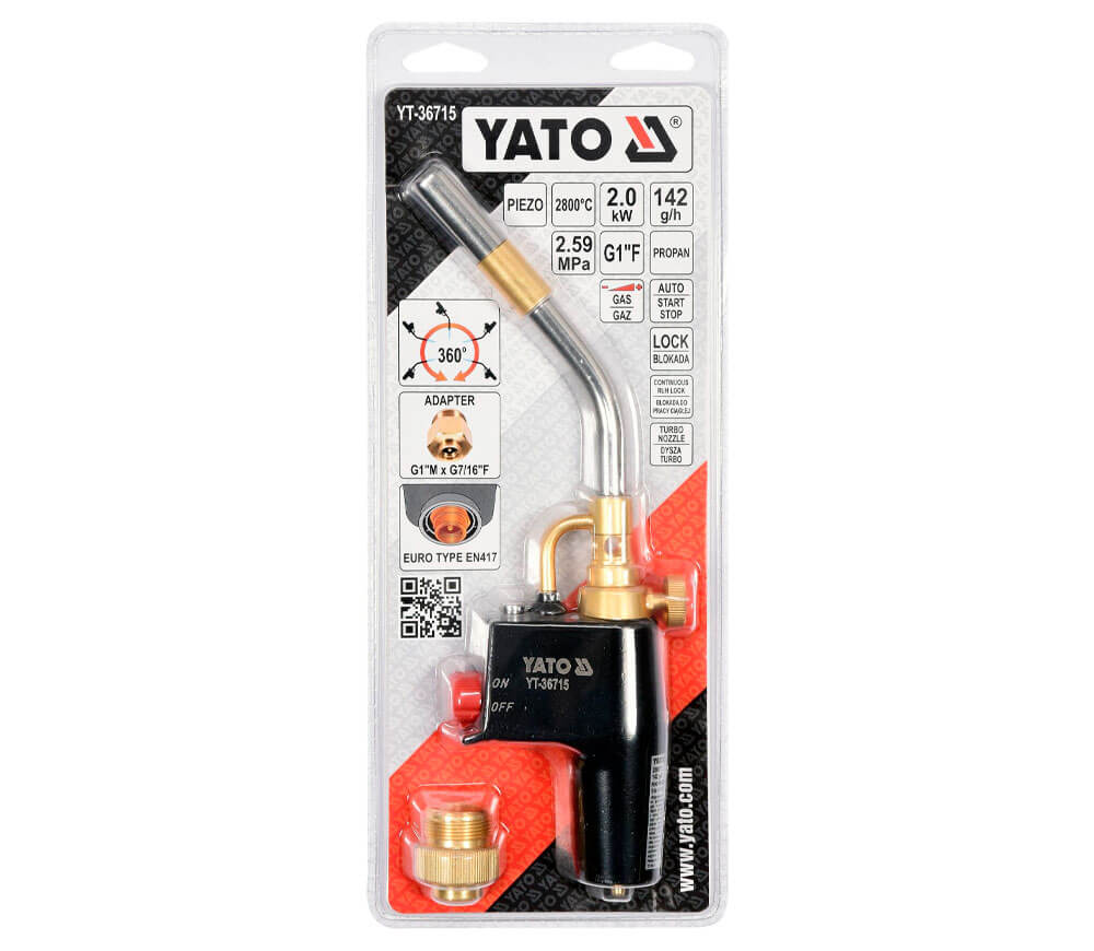 Arzător cu gaz YATO YT36715 142g/h 2800°C photo 2