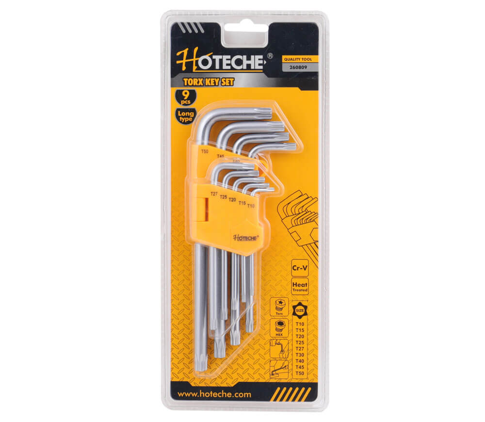 Set 9 chei torx HOTECHE 260809 T10xT50 photo 0