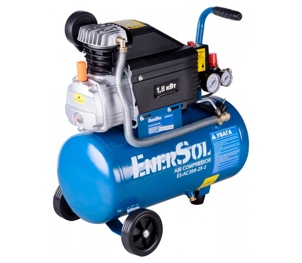 Compresor EnerSol ES-AC200-25-1 200l/min 25L photo 1