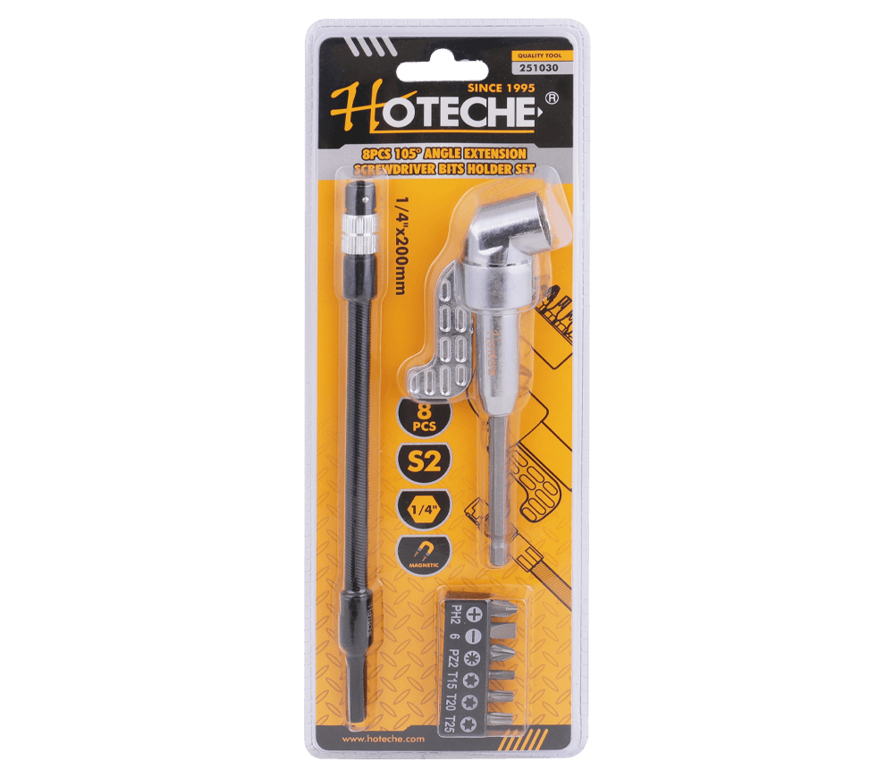 Set biți și adaptor HOTECHE 251030 SL/PH/PZ/T 25mm photo