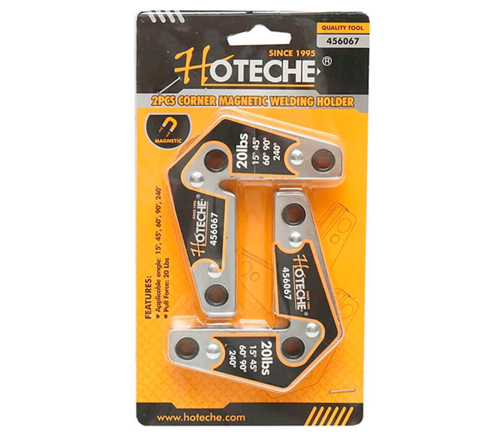 Set 2 colțare magnetice pentru sudură HOTECHE 456067 15/45/60/90/240 9kg photo 2